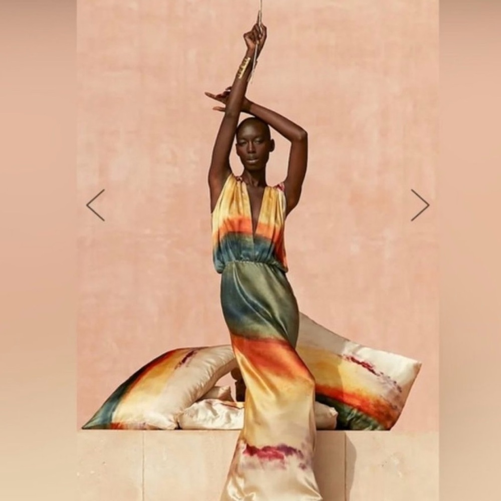 Mes Demoiselles Multicolor Maxi Dress